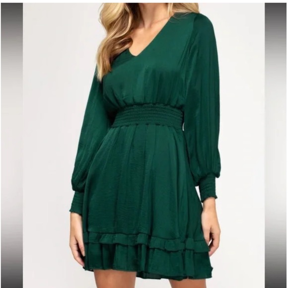 She + Sky Mk Nk Swtr Green